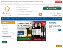 Tablet Screenshot of beauvin.nl
